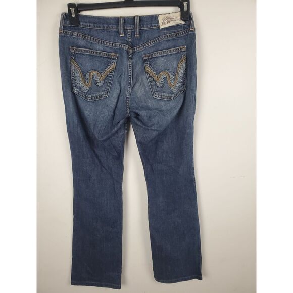 Lucky Jeans 4/27 Womens Mid Rise Straight Leg Medium Wash Casual Blue - Picture 5 of 7